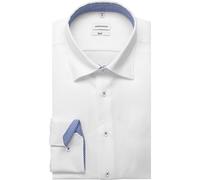 Seidensticker Slim Fit Hemd weiss, Strukturiert