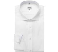 Seidensticker Slim Fit Hemd weiss, Strukturiert