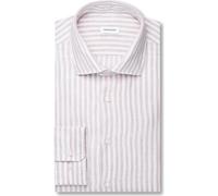 Leinenhemd SEIDENSTICKER "Schwarze Rose", Herren, Gr. S (38), normale Ärmellängen, beige, 100% Leinen, gestreift, slim fit, 2-Knopf-Manschette, Hemden, Slim 1/1 Kentkragen Gestreift (62016722-38) beig