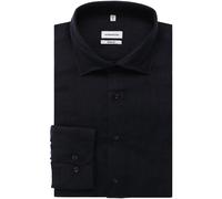 Seidensticker Slim Fit Leinenhemd dunkelblau, Einfarbig