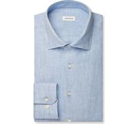 Seidensticker Slim Fit Leinenhemd hellblau, Einfarbig