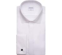 Seidensticker Smokinghemd Herren Slim Fit Baumwolle weiß, 42