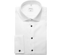 Seidensticker Slim Fit Smokinghemd weiss, Einfarbig