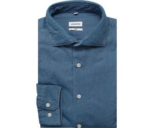 Seidensticker Smart Casual Slim Fit Hemd blau, Einfarbig