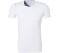 Seidensticker T-Shirt Herren Slim Fit Kurzarm Rundhals Baumwolle weiß, M