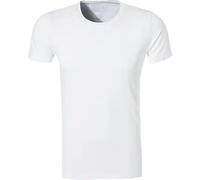 Seidensticker T-Shirt Herren Slim Fit Kurzarm Rundhals Baumwolle weiß, S