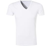 Seidensticker T-Shirt V-Ausschnitt weiss, Einfarbig