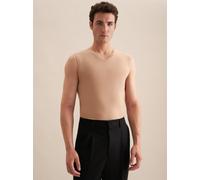 Seidensticker Tanktop Herren Baumwolle beige, L