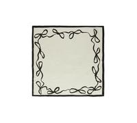 Tuch aus reiner Seide ONESIZE beige|schwarz 2173014.07D3.ONESIZE