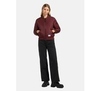 Seidig glänzende Bomberjacke "Kasia" Burgundy Red XL