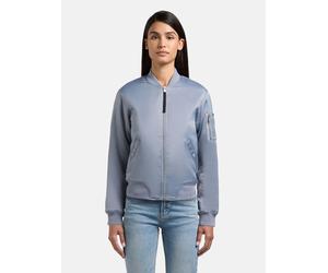 Seidige Bomberjacke "Beth" Misty Blue XS