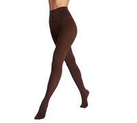 Seidiva Damen Strumpfhosen 80 DEN Blickdichte Strumpfhose Matte Damenstrumpfhosen in über 25 Farben (1x Braun,S-M)
