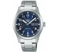 Seiko 5 Sports SRPG29K1 Automatik Uhr Edelstahl 10 Bar 39mm blaues Ziffernblatt