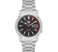 SEIKO 5 Herren-Armbanduhr aus Edelstahl, Schwarz - Snkk31, Mechanische, automatische Armbanduhr