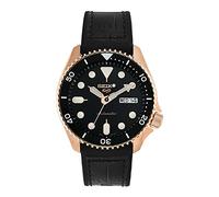 Seiko 5 Specialist Herren-Uhr Edelstahl mit Band aus Leder und Silikon SRPD76K1