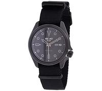 Seiko 5 Sports Armbanduhr Herren, Schwarz, Edelstahl Nylon, Hardlexglas, Durchmesser 40mm, 10bar, SRPE69K1