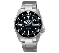 Seiko 5 Sports Armbanduhr Silber Blau SRPK29K1