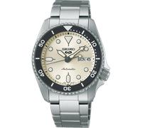 SEIKO Herren Analoguhr schwarz / silber, Größe One Size schwarz / silber