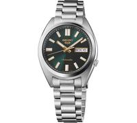 SEIKO 5 Sports Herren Automatikuhr mit Edelstahlgehäuse und Leuchtzeigern - Stilvolle Armbanduhren Grün