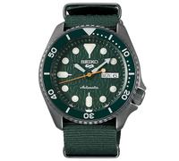 Seiko 5 Sports Herren-Uhr Automatik Edelstahl mit Textilband SRPD77K1