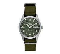 Seiko 5 Sports Herren-Uhr Automatik Edelstahl mit Textilband SRPG33K1