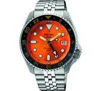 Seiko Herrenuhr Seiko 5 Sports SSK005K1 – Automatik GMT – Stahl/Orange