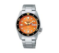Seiko 5 Sports Herrenuhr silber orange SRPK35K1