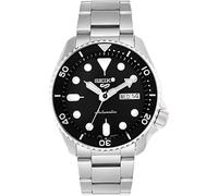 Seiko 5 Sports Herrenuhr silber schwarz SRPD55K1