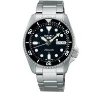 Seiko 5 Sports SKX Automatik Midi (38 mm) Zifferblatt schwarz/Edelstahl SRPK29K1