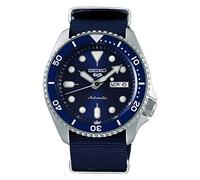 Seiko 87853021 Analoge Automatikuhr für Herren, Riemen, Schwarz, Einheitsgröße, Riemen