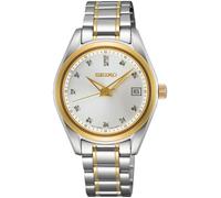 Seiko Armbanduhr, Damenuhr, Edelstahlarmband, Datum, Saphirglas (22177932-0)