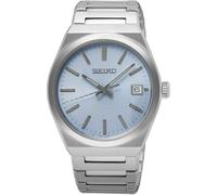 Seiko Chronograph Armbanduhr für Männer in der Farbe Silber mit Armband aus Edelstahl, Wasserdichtigkeit: 10 bar, Gehäusedurchmesser: 39 mm, SUR599P1