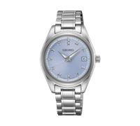 Seiko Damen Analog Quarz Uhr mit Edelstahl Armband SUR581P1