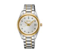 Seiko Damen-Uhr Quarz mit Edelstahlband SUR582P1