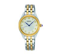 Seiko Quarzuhr »SUR380P1«, Damen Quarz Armbanduhr aus Edelstahl