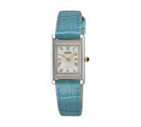 Seiko SWR101P1 Damenuhr Rechteckig Türkis