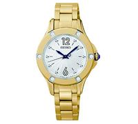 Seiko Damen Analog Quarz Uhr mit Edelstahl beschichtet Armband SRZ424P1