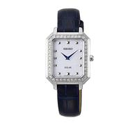 Seiko Damen-Uhr Quarz Edelstahl mit Lederband SUP429P1