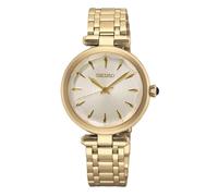 Seiko Damen Analog Quarz Uhr mit Edelstahl Armband SRZ554P1
