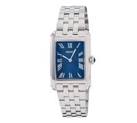 Seiko Damen-Armbanduhr SWR085P1 Quarz Edelstahlband Rechteckig Blau