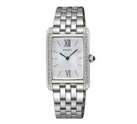 Seiko Damen Analog Quarz Uhr mit Edelstahl Armband SWR091P1