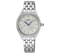 Seiko Quarzuhr »SUR379P1«, Damen Quarz Armbanduhr aus Edelstahl