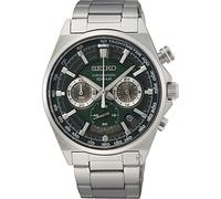 SEIKO Herren Chronograph Quarz Armband-Uhr aus Edelstahl mit Edelstahl Band - SSB405P1