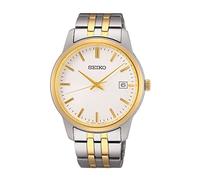 Seiko Herren-Uhr Quarz Edelstahl mit Edelstahlband SUR402P1