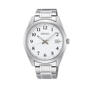 Seiko Uhren SUR459P1 Herrenuhr mit Saphirglas Stahl/Weiß