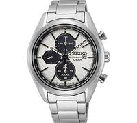 Seiko Herren-Uhr Quarz Edelstahl mit Silikonband