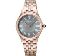 Seiko SUR614P1 Damenuhr Klassik Quarz Roségoldfarben/Grau