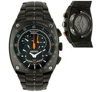 Seiko Presage Cocktail GMT SSK041J1 automatic men's watch with steel and brown leather strap