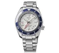 Seiko Prospex SPB519J1 GMT-Uhr, automatisch, weißes Zifferblatt, blaue Lünette, Ausgabe zum 60. Jahrestag
