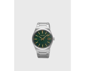 Seiko Quarz ZB Schwarz men Watches black|silver in Größe:ONE SIZE